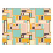 Nappe Motif abstrait vibrant avec des rectangles (Devant (Horizontal))