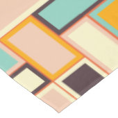Nappe Motif abstrait vibrant avec des rectangles (Angle)