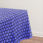 Nappe Motif Abstrait Violet Rose Hexagone (In Situ)