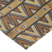Nappe Motif africain contemporain en tissu de boue (Angle)