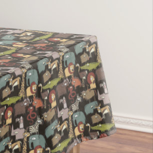 Nappe Motif africain d'animaux