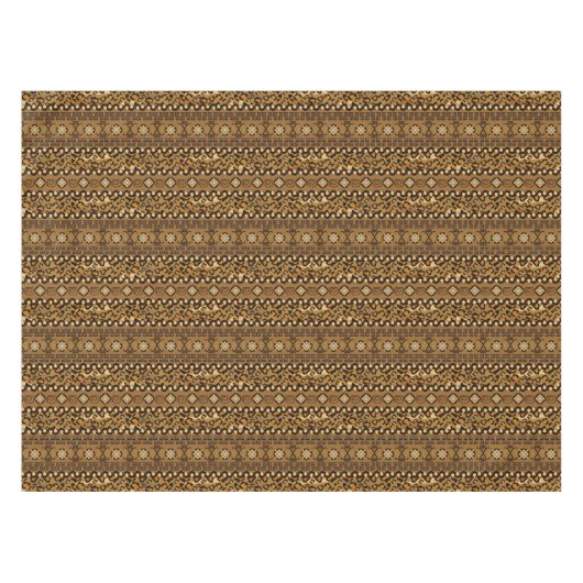 Nappe Motif africain de peau de guépard (Devant (Horizontal))
