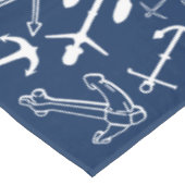 Nappe Motif Ancre bleu marine (Angle)