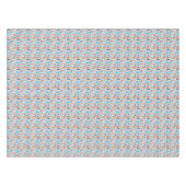 Nappe Motif animal de région boisée d'art populaire (Devant (Horizontal))