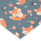 Nappe Motif animal du renard orange (Angle)