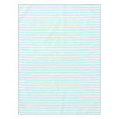 Nappe Motif Aqua/White Simple Stripes (Devant)