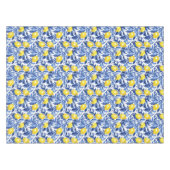 Nappe Motif Aquarelle Citron Bleu (Devant (Horizontal))