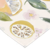 Nappe Motif aquarelle Citron & Myrtille (Angle)