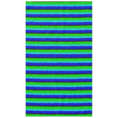 Nappe Motif arc-en-ciel bleu vert abstrait 3D (Devant)