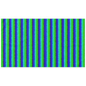 Nappe Motif arc-en-ciel bleu vert abstrait 3D (Devant (Horizontal))