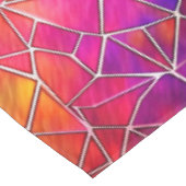 Nappe Motif arc-en-ciel en verre tendu (Angle)