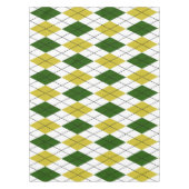Nappe Motif Argyle Vert et Jaune (Devant)