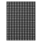 Nappe Motif Argyll Gris Charbon et Noir (Devant)