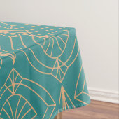 Nappe Motif Art Déco avec des formes géométriques dorées (In Situ)