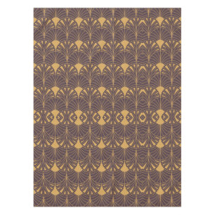 Nappe Motif Art Déco avec motifs en forme d'éventail