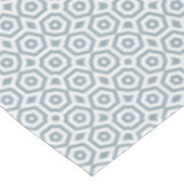 Nappe motif art déco gris blanc (Angle)