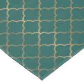 Nappe Motif Art déco or vert (Angle)