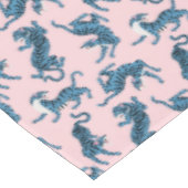Nappe Motif asiatique de tigre bleu (Angle)