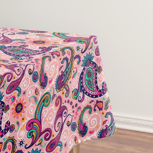 Nappe Motif assez rose de Paisley (In Situ)