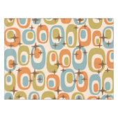 Nappe Motif Atomique Moderne du Milieu du Siècle (Devant (Horizontal))