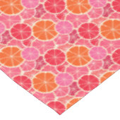 Nappe Motif aux agrumes d'orange et de pamplemousse (Angle)