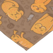 Nappe Motif avec des chats (Angle)
