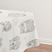 Nappe Motif avec des hiboux (In Situ)