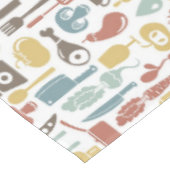 Nappe Motif avec des icônes de cuisine (Angle)