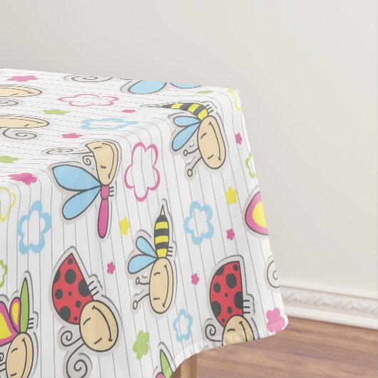 Nappe motif avec des insectes (In Situ)