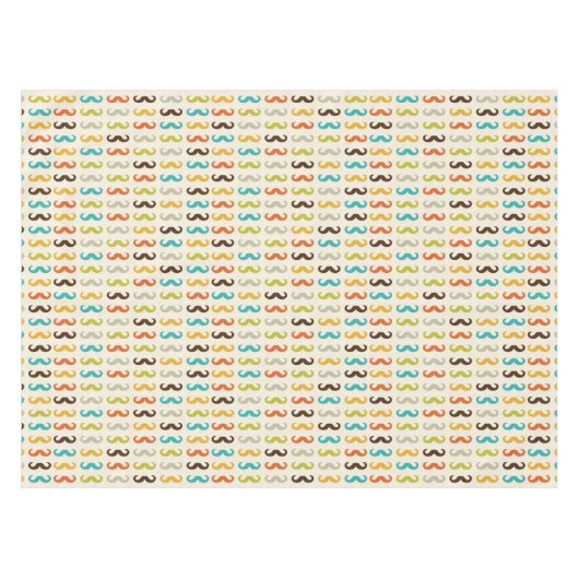 Nappe Motif avec la moustache (Devant (Horizontal))