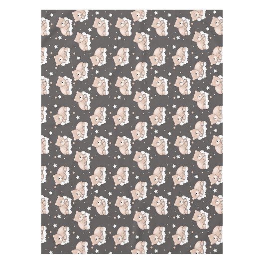 Nappe motif avec le petit sommeil d'ours (Devant)