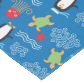 Nappe motif avec le thème de mer (Angle)
