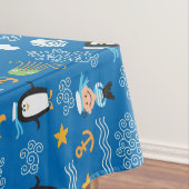 Nappe motif avec le thème de mer (In Situ)