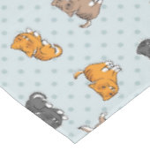 Nappe motif avec les chats drôles (Angle)
