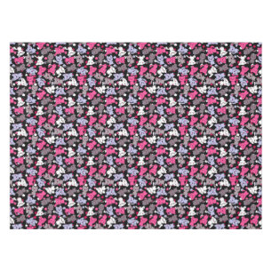 Nappe motif avec les chats mignons 3 de griffonnage de