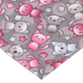 Nappe motif avec les chats mignons de griffonnage de (Angle)