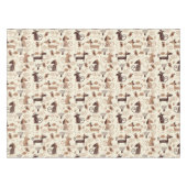 Nappe motif avec les chiens mignons (Devant (Horizontal))