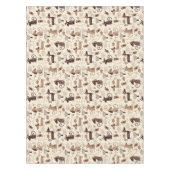 Nappe motif avec les chiens mignons (Devant)
