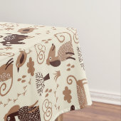 Nappe motif avec les chiens mignons (In Situ)