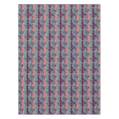 Nappe Motif avec les poissons et la vague pourpre (Devant)