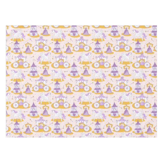 Nappe motif avec une princesse (Devant (Horizontal))
