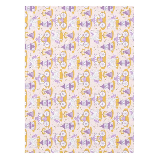 Nappe motif avec une princesse (Devant)