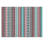 Nappe Motif aztèque tribal de Natif américain moderne (Devant (Horizontal))