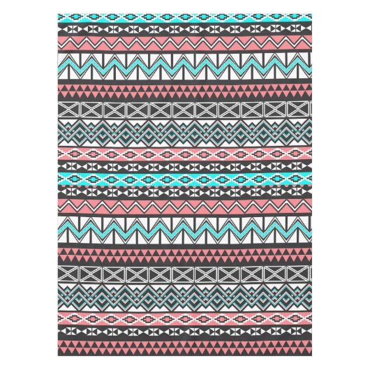Nappe Motif aztèque tribal de Natif américain moderne (Devant)