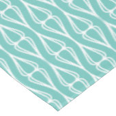 Nappe Motif blanc Aqua moderne (Angle)