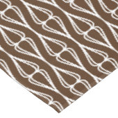 Nappe Motif blanc Brown moderne (Angle)