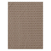 Nappe Motif blanc Brown moderne (Devant)