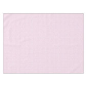 Nappe Motif blanc dainty de Feuilles sur rose très pâle (Devant (Horizontal))