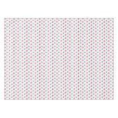 Nappe Motif blanc et bleu rouge de symbole de mer (Devant (Horizontal))