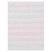 Nappe Motif blanc et bleu rouge de symbole de mer (Devant)